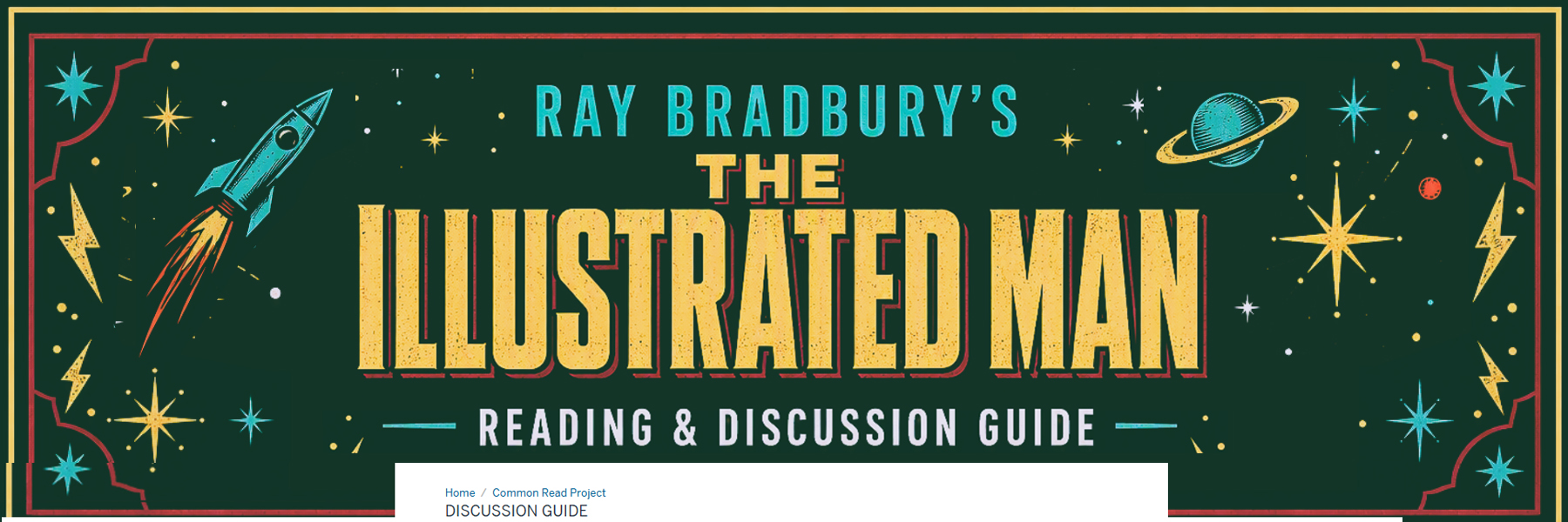 Ray Bradbury’s The Illustrated Man Reading and Discussion Guide